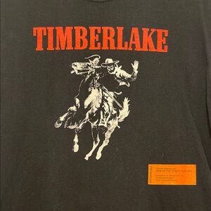 2018 Justin Timberlake MAN OF THE WOODS TOUR concert tee. Size Medium.